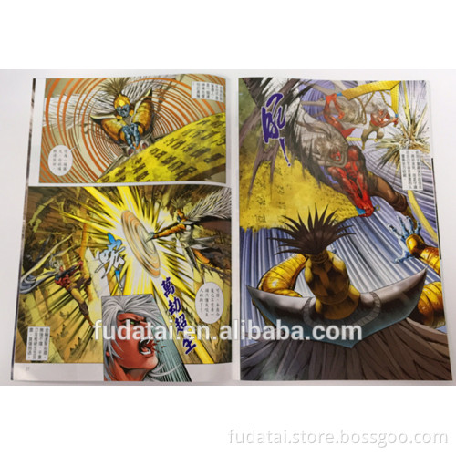 FDT custom low cost offset printing comic perfect binding book
